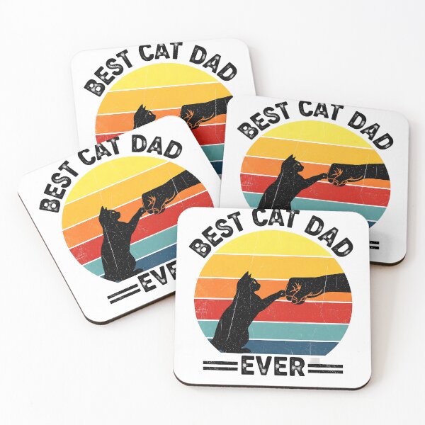 Item preview, Cat-Shirt Men Best Cat Dad Ever Funny Cat Lover Gift  designed and sold by cawtoon.