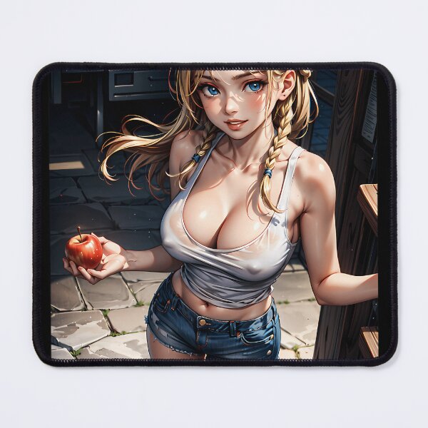 Item preview, Anime Pinup Girl Suki Tanaka 057 (An Apple A Day) designed and sold by CHRISTYLAGRAN.