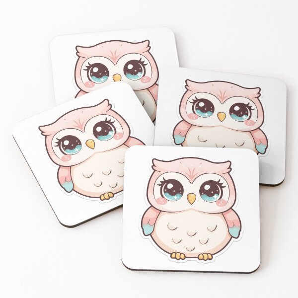 Item preview, Kawaii Owl – Cute and Adorable Owl designed and sold by KawaiiAI-Art.