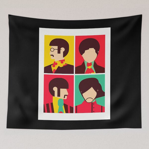 Item preview, The Fab Four - Minimalist designed and sold by GRECORONADO.