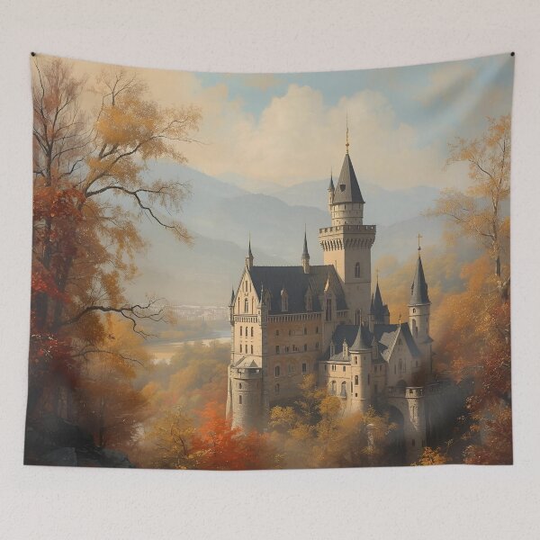 Item preview, Autumn Castle designed and sold by CuteBeastArt.