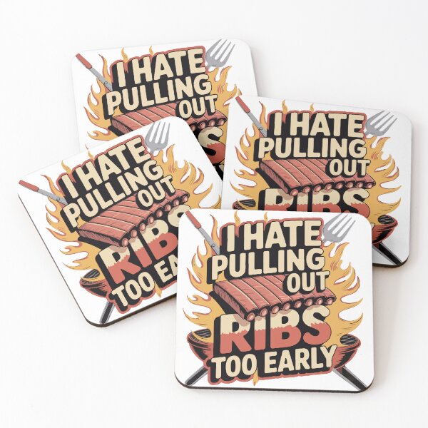 Item preview, I Hate Pulling Out Ribs Too Early | Funny BBQ Grill Master designed and sold by Charaff.