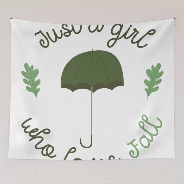 Item preview, Just a Girl Who Loves Fall – Autumn Aesthetic Design designed and sold by lavanya11.