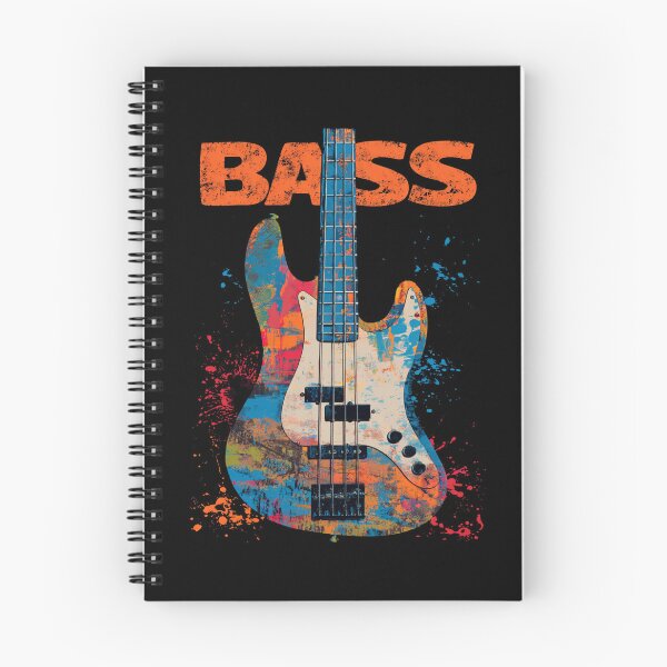 Aperçu de l'œuvre Guitare basse électrique créée et vendue par StudioRedKoala.