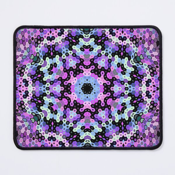 Item preview, Hex Mandala Purple Pink and Blue designed and sold by WormholeOrbital.
