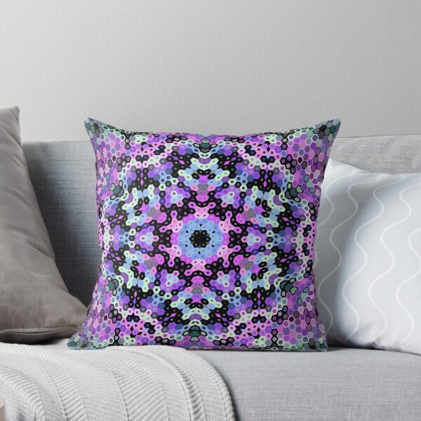 Item preview, Hex Mandala Purple Pink and Blue designed and sold by WormholeOrbital.