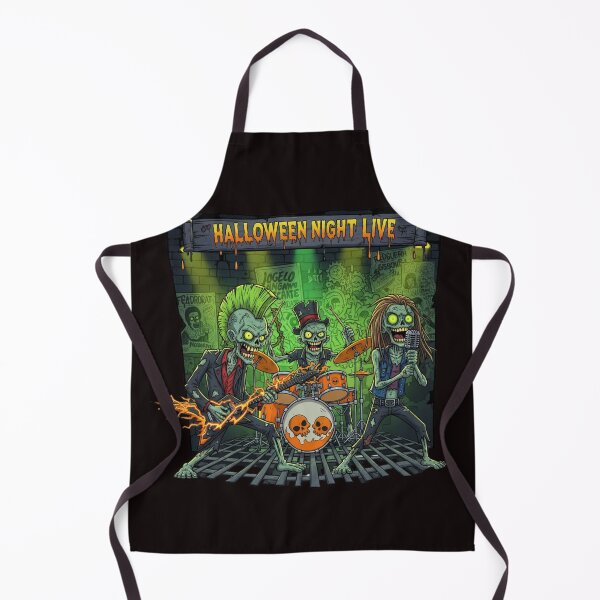 Item preview, Zombie Rock Band – Halloween Night Live Horror Music Design designed and sold by reeccou.