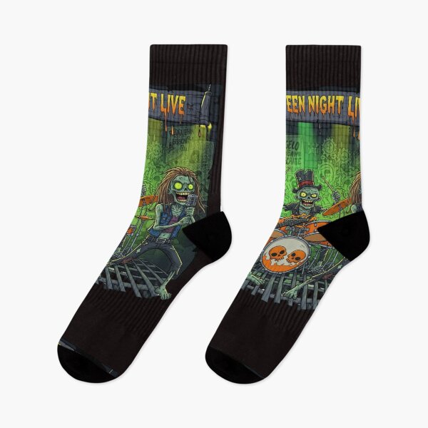 Item preview, Zombie Rock Band – Halloween Night Live Horror Music Design designed and sold by reeccou.