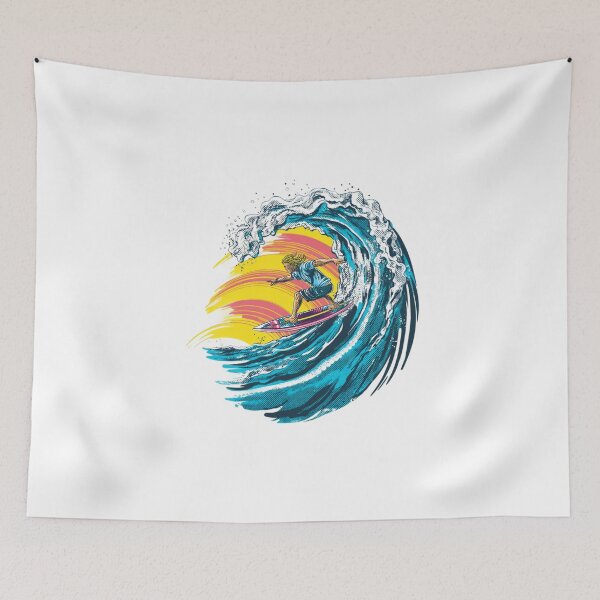 Item preview, Surfer Comic Retro – Wave and Board Design designed and sold by Meiersbeste.