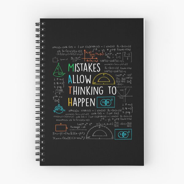 Item preview, Mistakes Allow Thinking To Happen - Math Teacher Quotes Funny Maths designed and sold by KristinFahren.