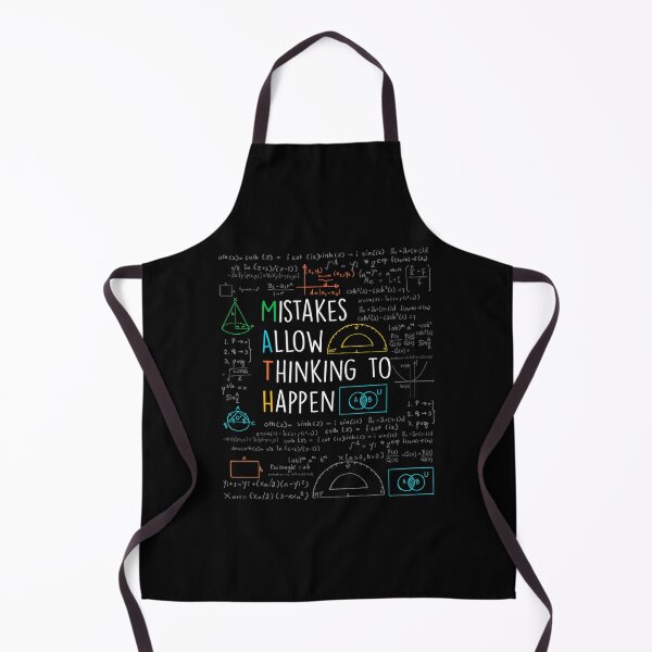 Item preview, Mistakes Allow Thinking To Happen - Math Teacher Quotes Funny Maths designed and sold by KristinFahren.