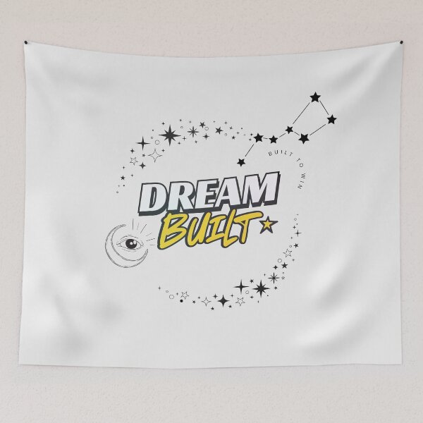 Item preview, Dream Built – Motivational Urban Streetwear Design designed and sold by kirpahub.