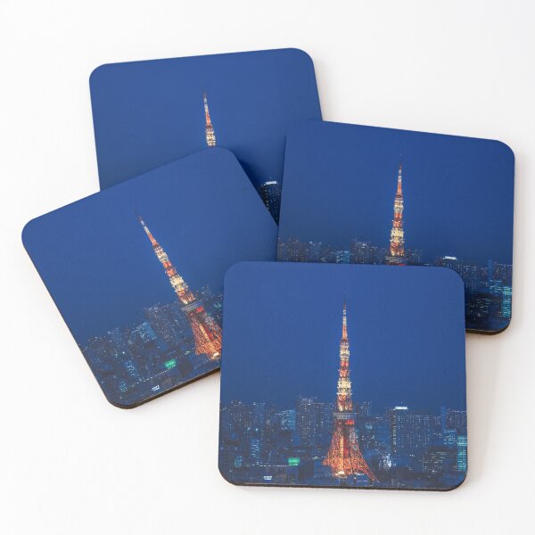 Item preview, Tokyo Tower in Blue designed and sold by TokyoLens.