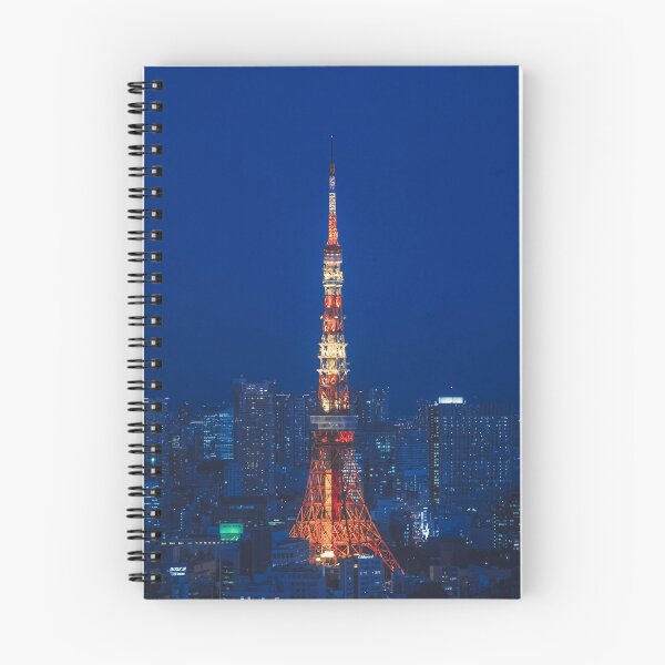 Aperçu de l'œuvre Tour de Tokyo en bleu créée et vendue par TokyoLens.