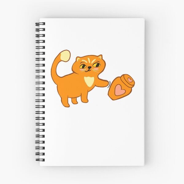 Item preview, Kawaii ginger Persian cat tipping vase designed and sold by BritishDelights.