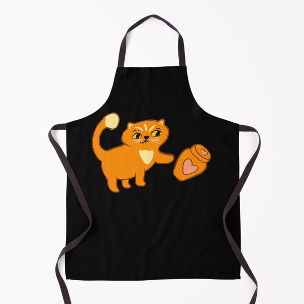 Item preview, Kawaii ginger Persian cat tipping vase designed and sold by BritishDelights.