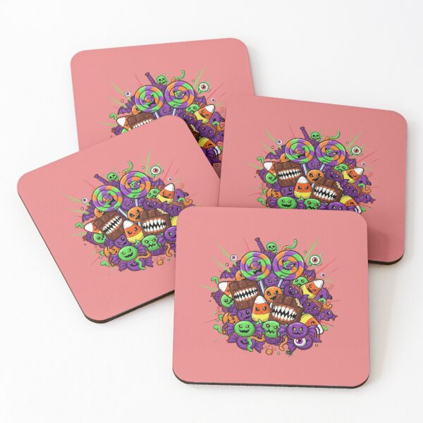 Item preview, Creepy Halloween Candy Monsters – Spooky Sweet Horror Design designed and sold by reeccou.