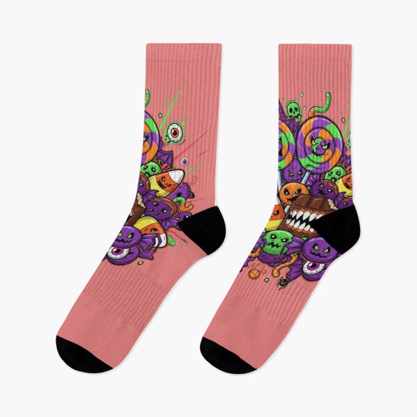 Item preview, Creepy Halloween Candy Monsters – Spooky Sweet Horror Design designed and sold by reeccou.