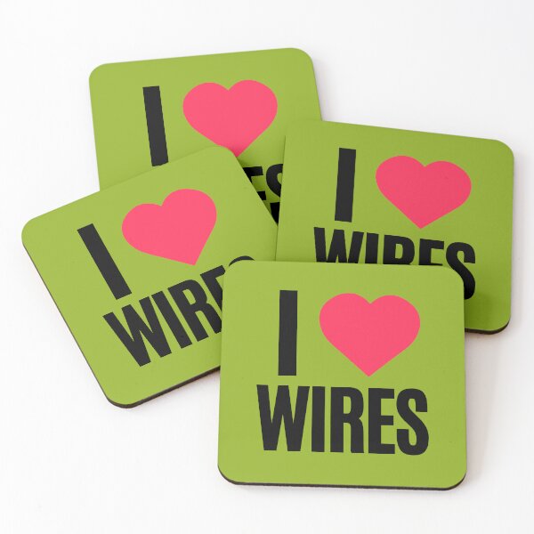 Artikelvorschau, Ich liebe WIRES - Badge-Design entworfen und verkauft von ProtectWIRES.