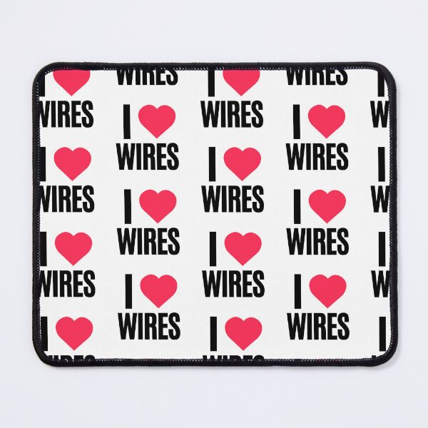 Artikelvorschau, Ich liebe WIRES - Badge-Design entworfen und verkauft von ProtectWIRES.