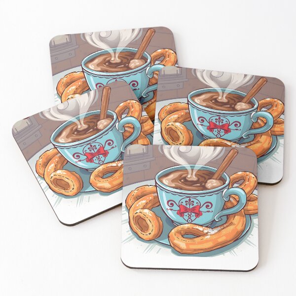 Item preview, Madrid typical chocolate con churros snack designed and sold by Ponted.