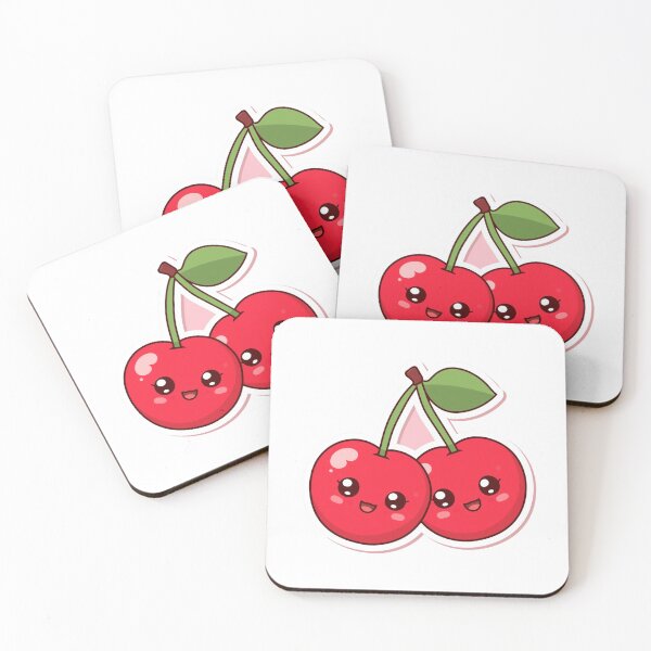 Item preview, Kawaii Cherries – Cute and Colorful Cherries designed and sold by KawaiiAI-Art.