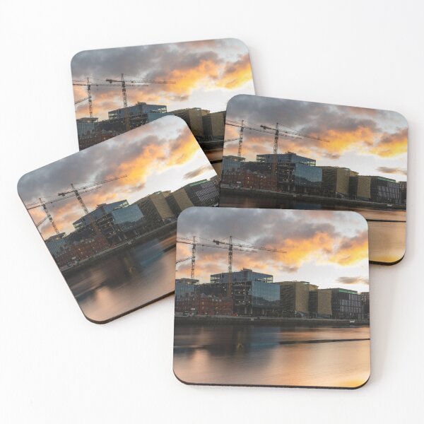 Item preview, Sunrise at IFSC Dublin – Cityscape Digital Photography designed and sold by Martindoran.