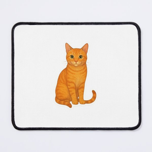 Item preview, Adorable Orange Tabby Cat Sticker designed and sold by jensenlovescats.
