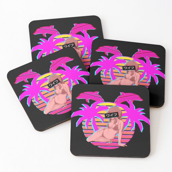 Aperçu de l'œuvre Plaisirs d'été Vaporwave créée et vendue par MICHAELMUGENZI.