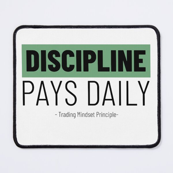 Item preview, Discipline Pays Daily - Trading Mindset Principle designed and sold by NHH25.