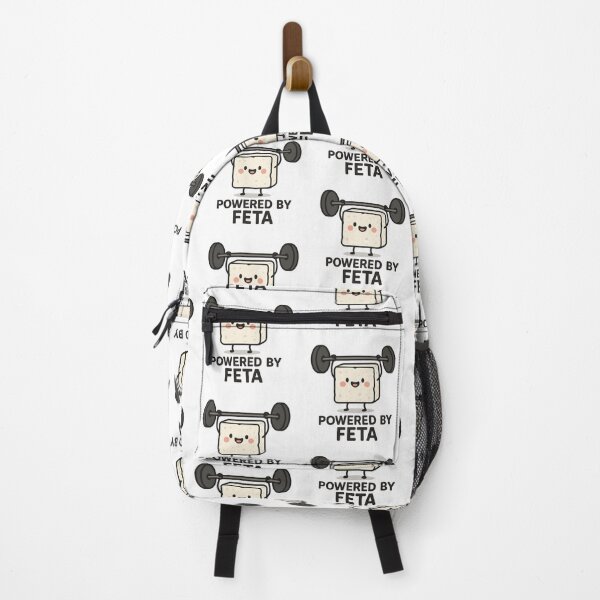 Item preview, Powered by Feta – Funny Greek Food Pun designed and sold by MellowPeach.