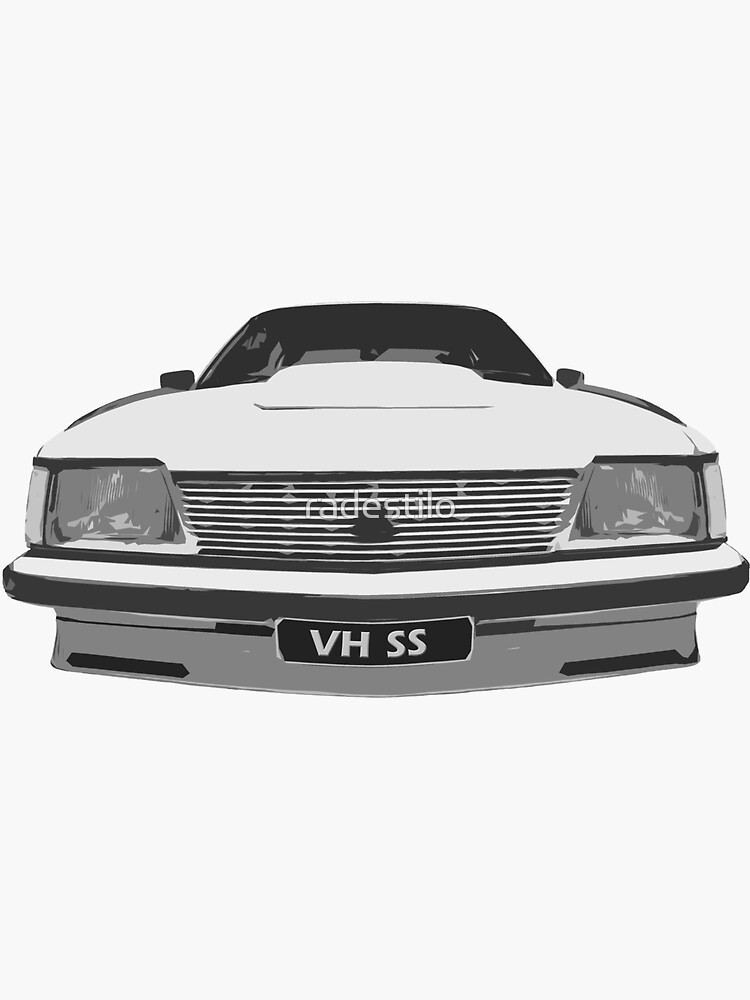 Thumbnail 3 of 3, Sticker, VH SS HDT - White designed and sold by radestilo.