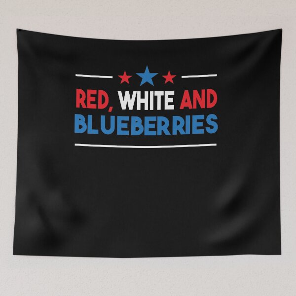 Item preview, Red, White and Blueberries Patriot American Flag Men Women designed and sold by ZANNIX.