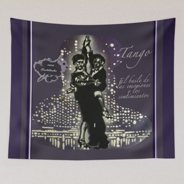 Item preview, Portrait of two tango dancers designed and sold by marysfarbklecks.