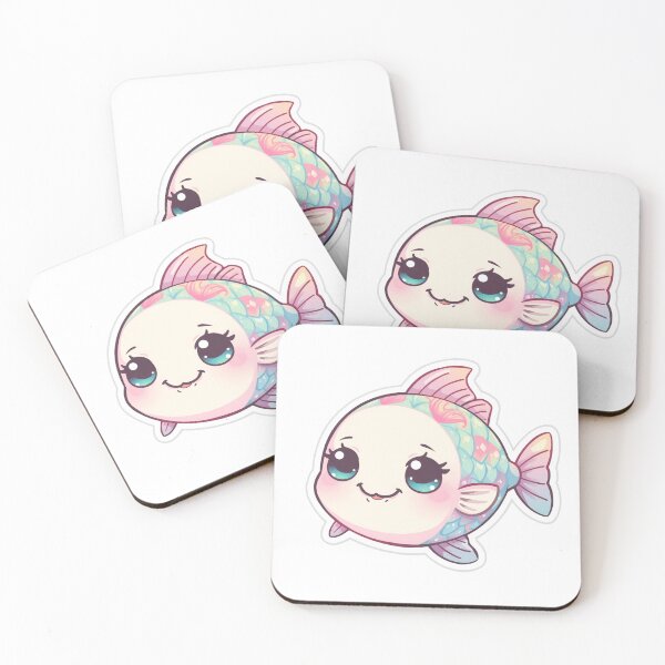 Item preview, Kawaii Fish – Cute Adorable Fish designed and sold by KawaiiAI-Art.