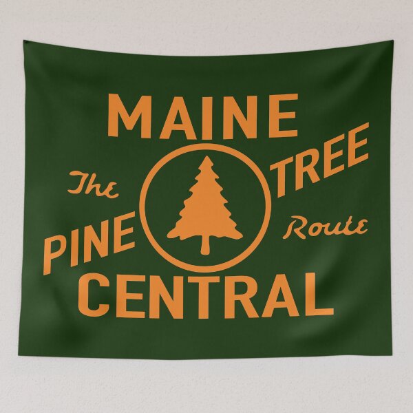 Item preview, Maine Central Railroad Pan Am Fan Art designed and sold by San Studios Co..