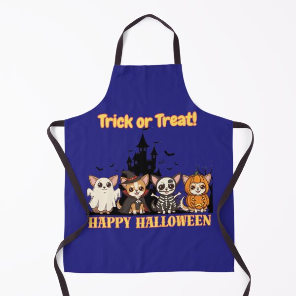 Item preview, Spooky Chihuahua Halloween Costumes Art Print Gift designed and sold by FunnyPetTeesJP.