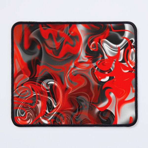 Item preview, Halloween red and black smoke liquid art designed and sold by BritishDelights.