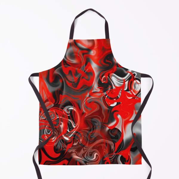 Item preview, Halloween red and black smoke liquid art designed and sold by BritishDelights.