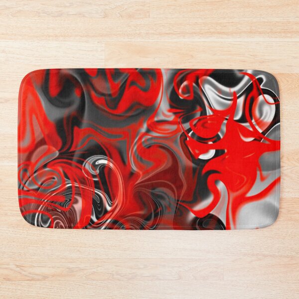 Item preview, Halloween red and black smoke liquid art designed and sold by BritishDelights.
