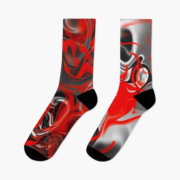 Item preview, Halloween red and black smoke liquid art designed and sold by BritishDelights.