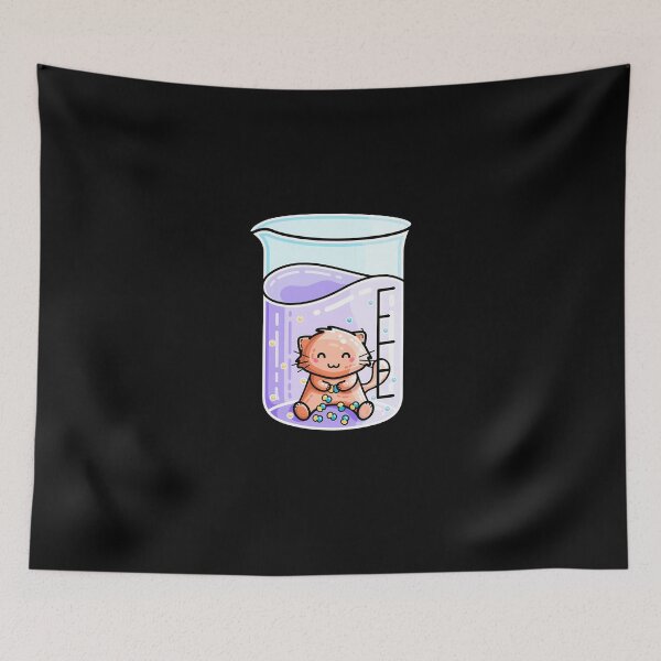 Item preview, Catalyst-Cute-Chemistry-Cat-Pun designed and sold by songscontras.
