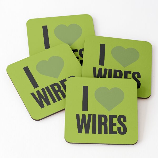 Artikelvorschau, Ich liebe Green WIRES - Badge-Design entworfen und verkauft von ProtectWIRES.