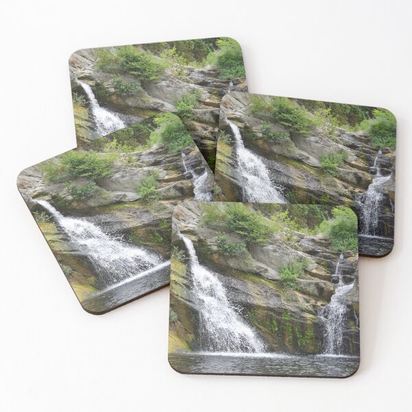 Item preview, Peaceful Waterfall in the Forest designed and sold by Anastasia Kaneva.