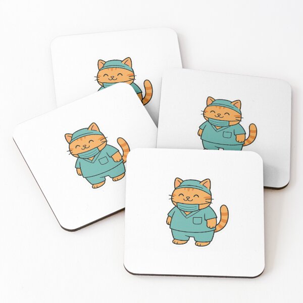 Item preview, Cute Chubby Orange Cat Surgery Sticker designed and sold by jensenlovescats.