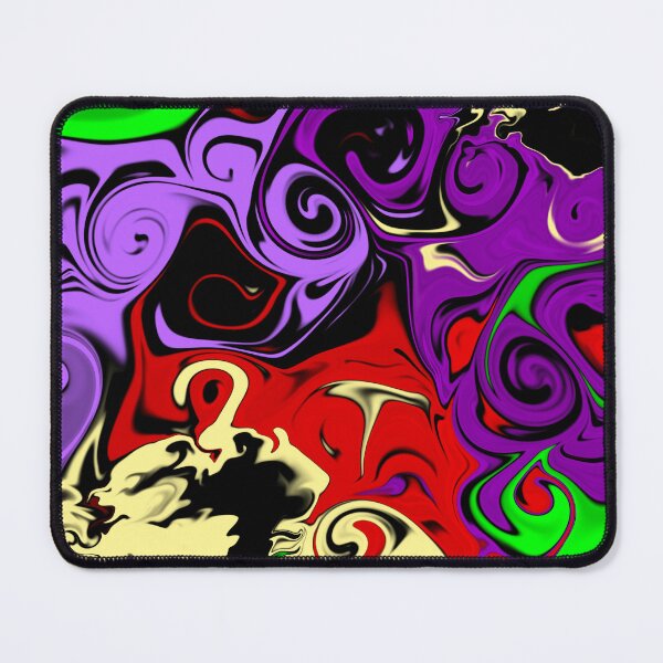 Item preview, Halloween purple and green swirling liquid art designed and sold by BritishDelights.