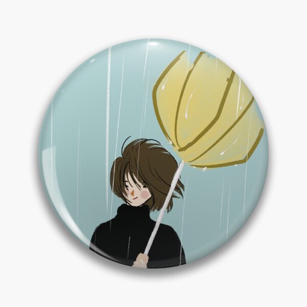 Item preview, Yellow umbrella in the rain designed and sold by vice-k.