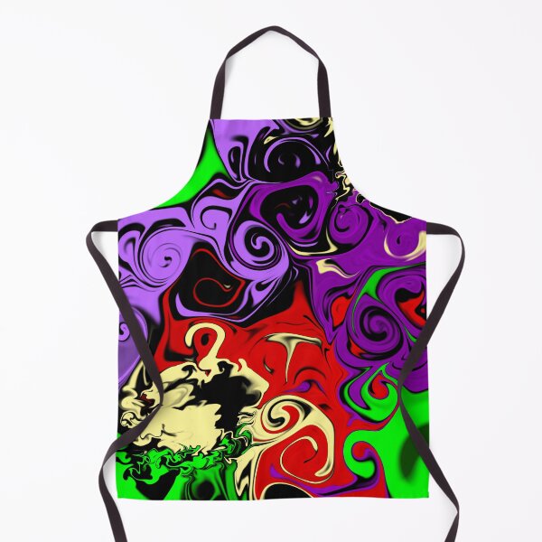 Item preview, Halloween purple and green swirling liquid art designed and sold by BritishDelights.
