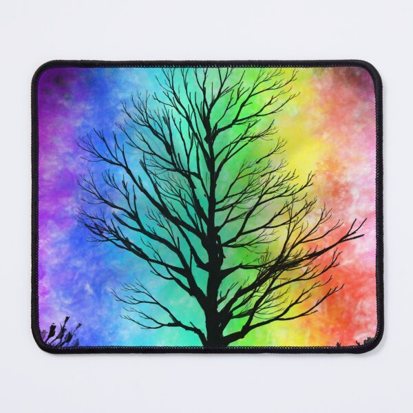 Item preview, Black tree in rainbow world  designed and sold by LiminalWoods.