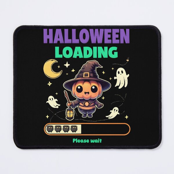 Item preview, Halloween Loading – Cute Pumpkin Witch designed and sold by MajeStreet.